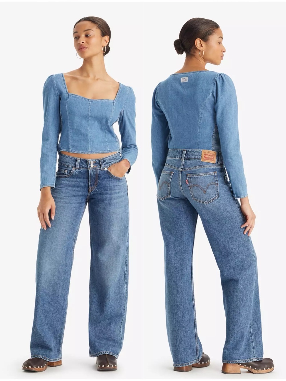 LEVI’S Superlow Women's Jeans in “It'S A Vibe - Dark Wash”